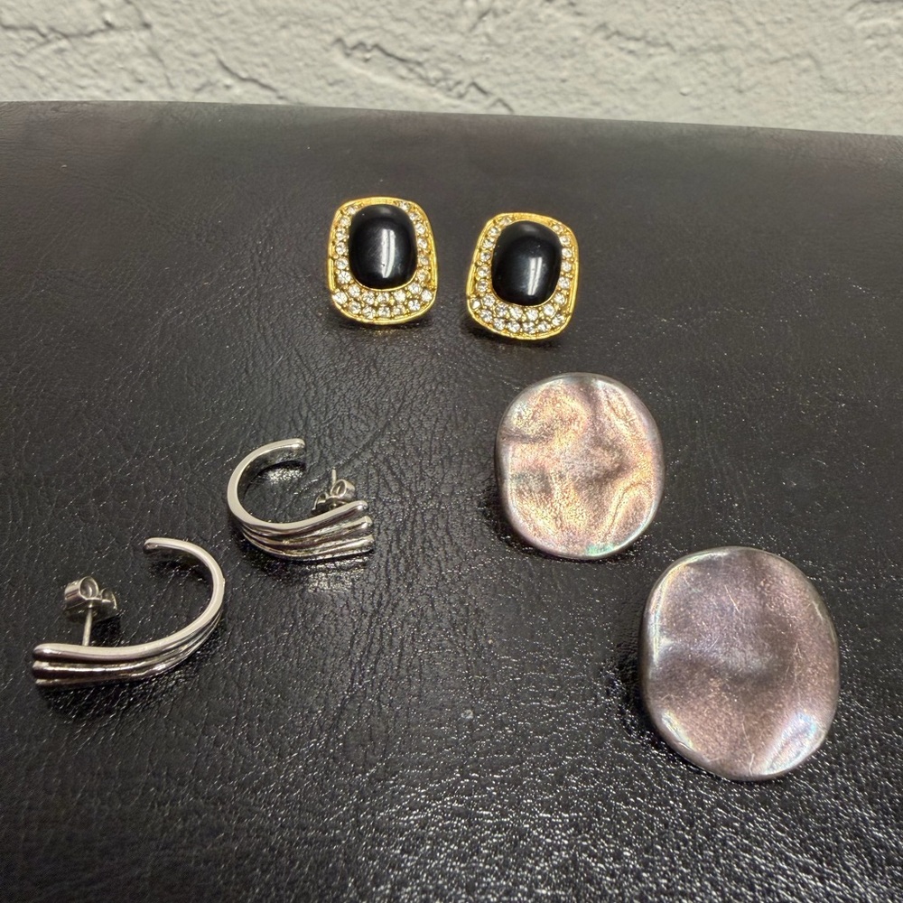 Set of Three Earrings